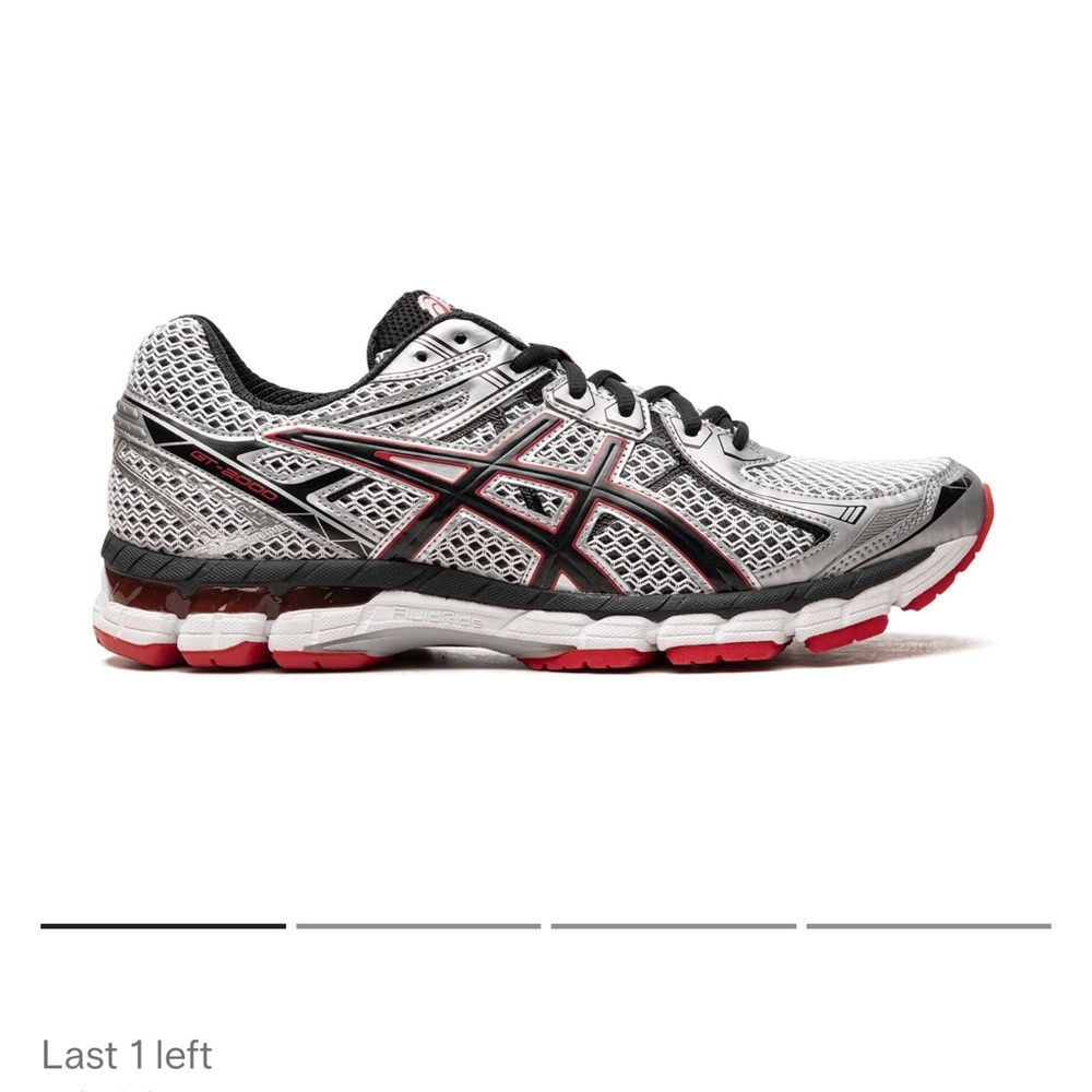 As is- ASICS gel flux 2 carbon red sneakers